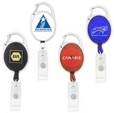Retractable Badge Holder with Carabiner Clip