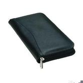 Bonded Leather Travel Wallet - Black