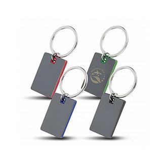 Colour Block Mirrored Key Tag