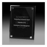 Business Award Plaque with Raised Acrylic Panel Large