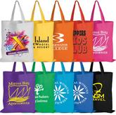 Coloured Cotton Short Double Handle Tote Bag - 140 Gsm