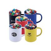 Assorted Colour Mini Jelly Bean in Stainless Steel Mug