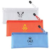 Pencil Case/Organiser with Zipper and Mesh Divider