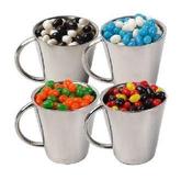 Corporate Colour Jelly Beans In Stainless Steel Coffee Mug