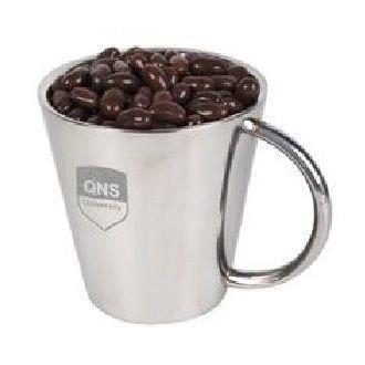 Chocko Beanz In Stainless Steel Coffee Mug