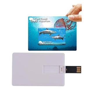 Credit Card Flash Drive on Custom Backing Card
