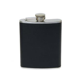 Leather hip flask