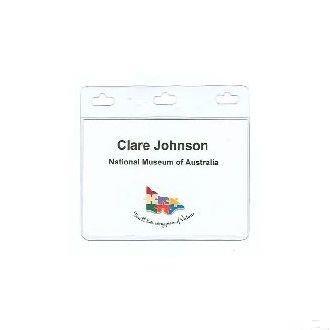 Conference Name Tag Holder / Badge Holder - Fully Produced