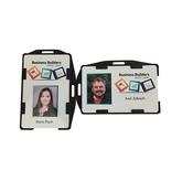 Rigid Black Double Sided Security ID card holder