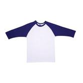 Mens 3/4 sleeve raglan tee