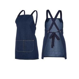 Cross Back 65x71 BIB Denim Apron (Without Strap)