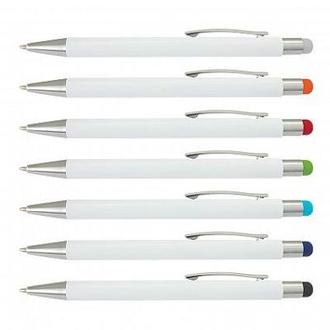 Lancer Stylus Pen - White Barrel