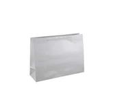 White Gloss Laminated Bag Small Boutique