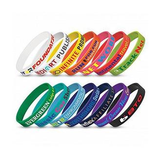 Silicone Wrist Bands - Indent