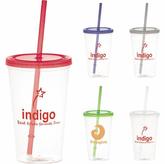 Glacier 600ml Tumbler with Straw