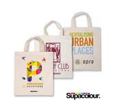Calico Short Double Handle Tote Bag - 140 Gsm