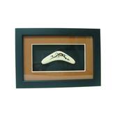 Australian Made Rock Art Boomerang Framed 22x14cm