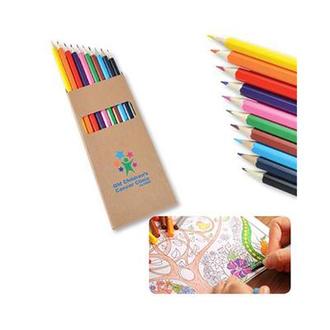 Coloured Full Length Colouring Pencils PK10