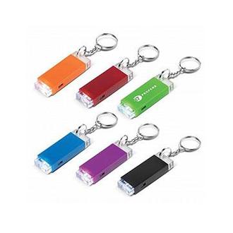 Crystal Block LED Key Chain