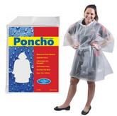 Polythene Poncho In Clear Poly Bag