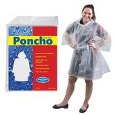 Polythene Poncho In Clear Poly Bag