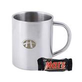 Mini Mars Bar in Stainless Steel Coloured Barrel Mug