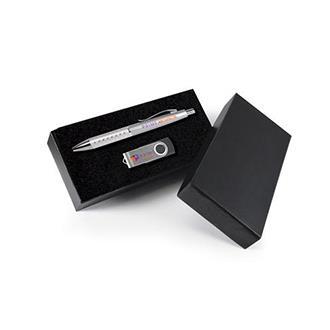 Style Gift Set - Bling Pen and Swivel Flash Drive