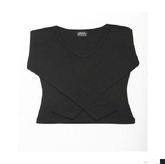 JB's LADIES L/S V-NECK RIB TEE