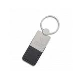 Metal Leatherette Key Ring