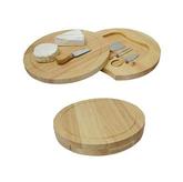 Swivel cheese board set