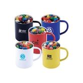 Assorted Colour Maxi Jelly Bean In Stainless Steel Mug