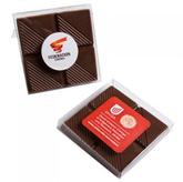 Chocolate Square in PVC Stand Up Box 15g
