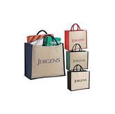 Metallic Jute and Cotton Shopper Tote