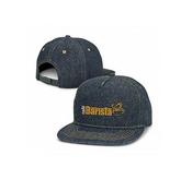 Denim Flat Peak Cap