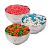 Corporate Colour Jelly Beans In Stainless Steel Bowl