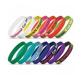 Silicone Wrist Band - Embossed