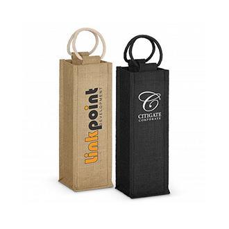 Napoli Jute Wine Carrier