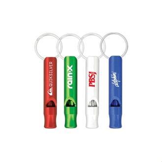 Aluminium Metal Whistle Key Chain