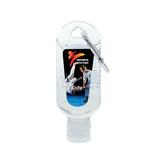 60mL Hand Sanitiser with Carabiner - 75% ethyl-alcohol