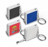 Square Tape Measure Key Ring