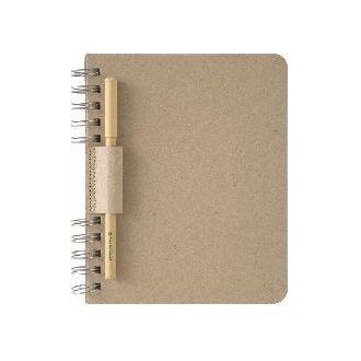 RECYCLED CARDBOARD NOTE BOOK