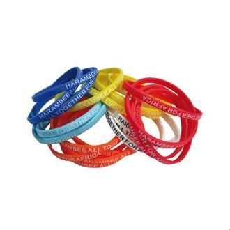 Thin 6mm Silicon Wristbands