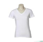 Ladies Short Sleeve 'V' Neck Stretch Tee