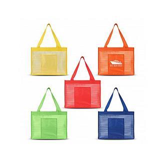 Sheer Striped Tote Bag