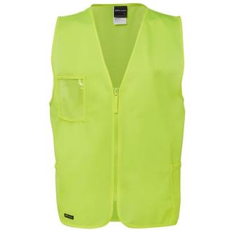 Hi Vis Zip Safety Vest