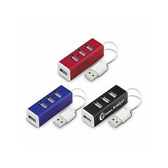 Aluminium 4 Port USB Hub