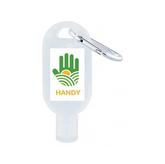 30mL Hand Sanitiser with Carabiner - 75% ethyl-alcohol