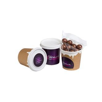 Coffee Cup Filled With Chocolate Coated Coffee Beans 50G