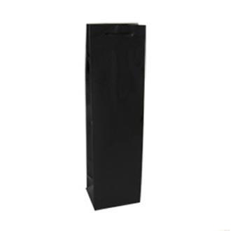 Black Gloss Laminated Bags Wine Bag