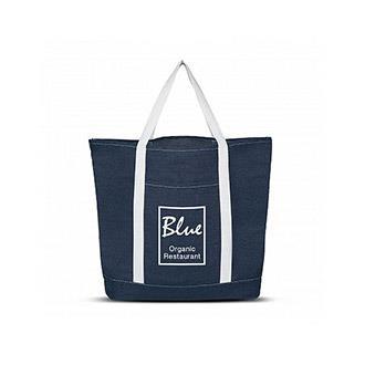 Denim Shopping Tote Bag